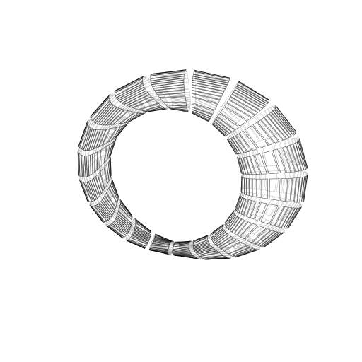 Parametric volume - Moebius Tube
