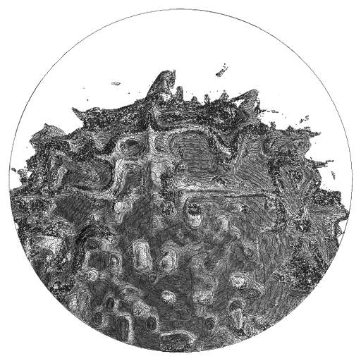 Contoured & Curled Alienscape