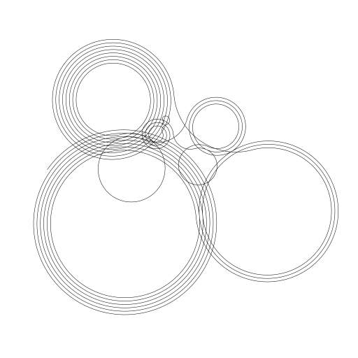 Recamán\'s sequence ◯‍◯‍◯‍◯‍◯