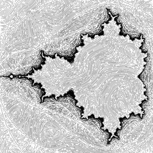Mandelbrot through Curl Noise