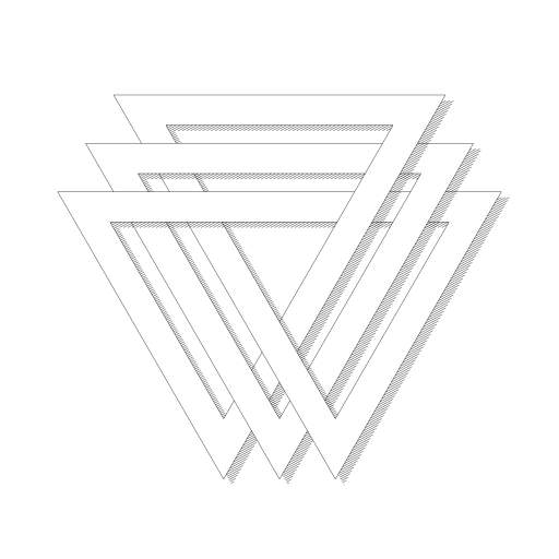 Interlocked triangles ⛛