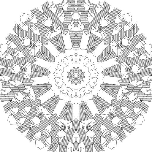 Kaleidoscoped Cubic cityscape #1