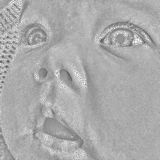 Electrostatic Halftoning Voronoi