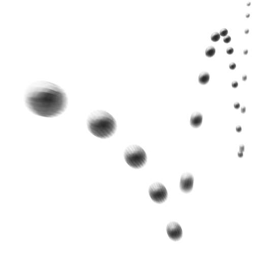 Bounce with motion blur