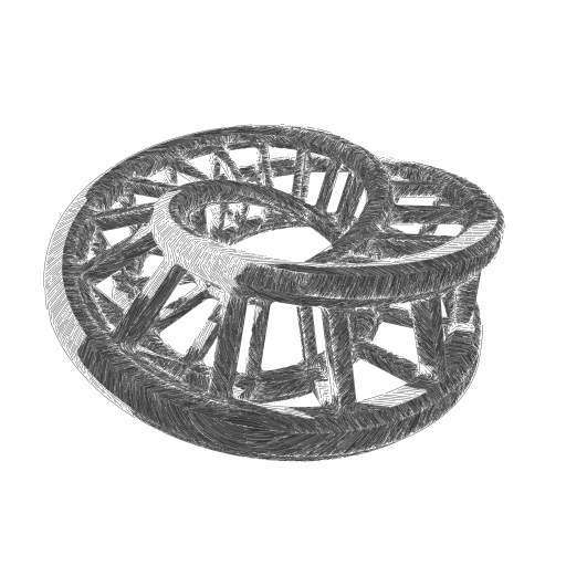 Möbius Ladder and Curl + shadows