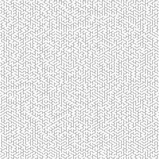 Depth-First Hexagonal Maze