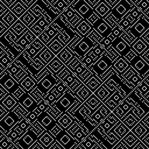 Alien art: (x ^ y) % 9