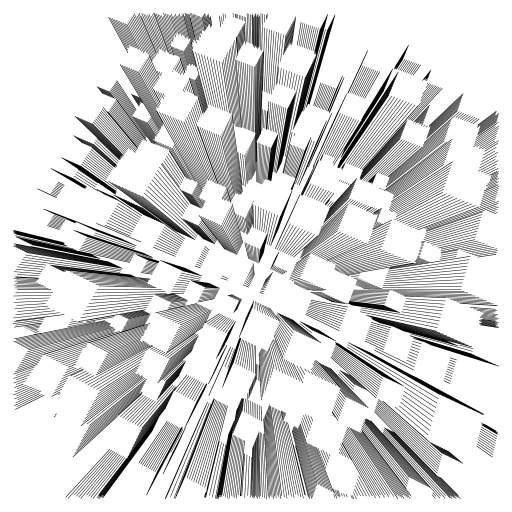 Fork: 3D Line Art Engine: Skyscr