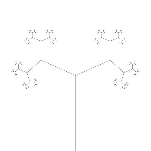 Adjustable fractal tree