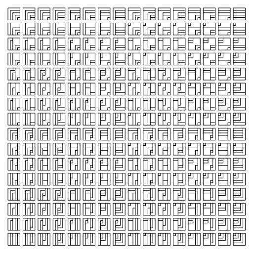 Not squared binary trees