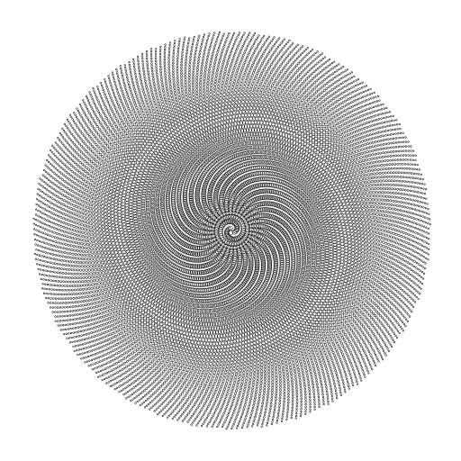 Fibonacci Circles + Decay