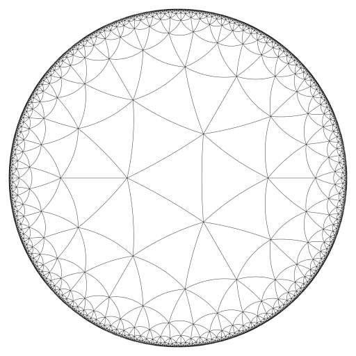 Poincaré disk model #1